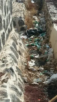 La basura en la bajada de las maretas