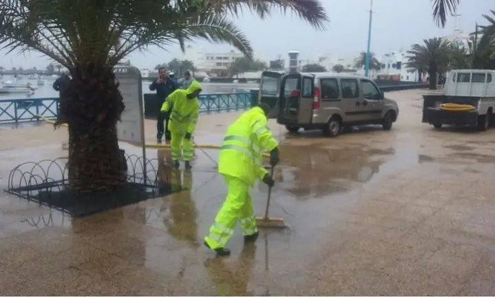 Lluvias en Arrecife