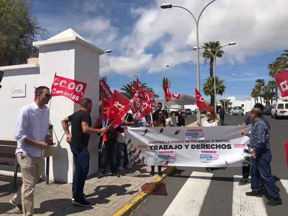 Huelga en el sector de ambulancias en Lanzarote 3