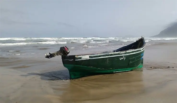 Patera con droga en Famara