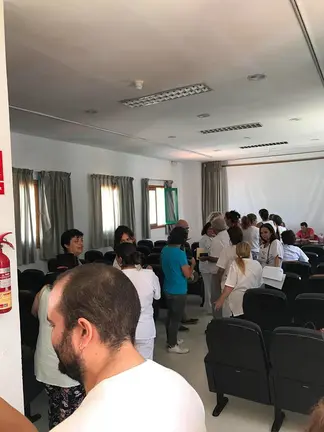 Votación en el Hospital Insular