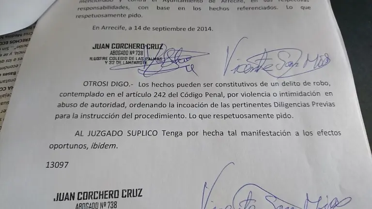 Denuncia contra la Policía 6