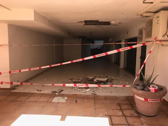 Evacuado un centro comercial en Puerto del Carmen