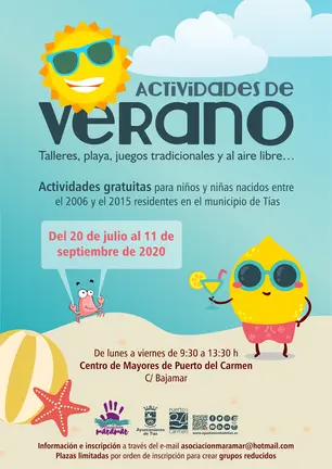 Actividades de verano maramar 2020