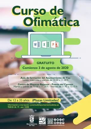 Curso Ofimatica Juventud T&iacute;as 2020