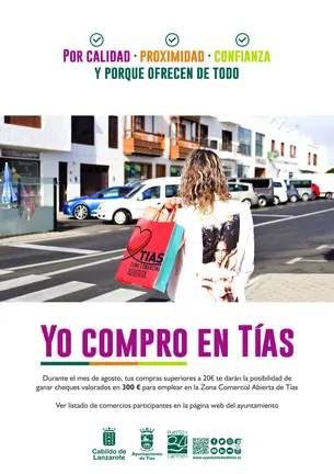 Yo compro en Tías campaña agosto 2020