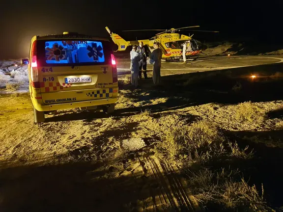 Evacuado un niño de 23 meses de La Graciosa