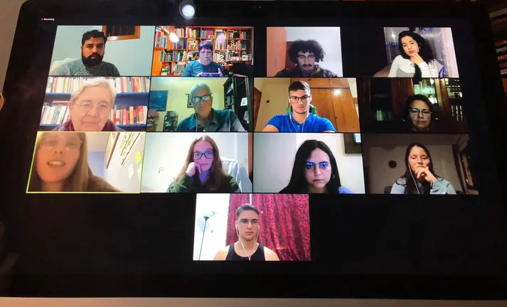 Videoconferencia becarios 18-12-2020