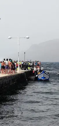 Patera en Famara