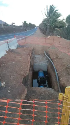 Pérdida de agua en tubería de Canal Gestión 2