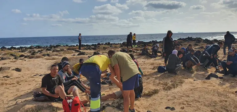 Inmigrantes en La Graciosa