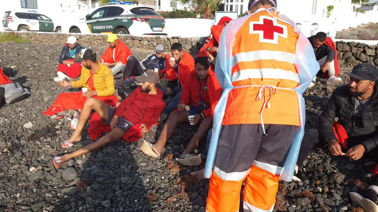 Inmigrantes en Charco del Palo 2