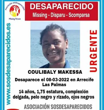 Niña desaparecida