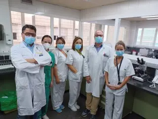 Profesionales Laboratorio Hematologia HUC  que han participado en este hallazgo