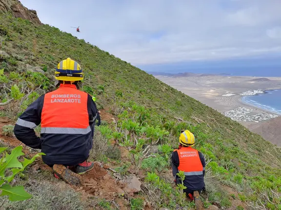 Rescatado el cadáver de una mujer en el Risco de Famara