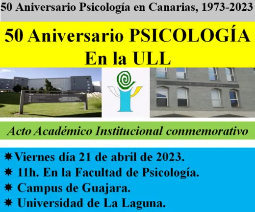 50 Aniversario Psicolog&iacute;a