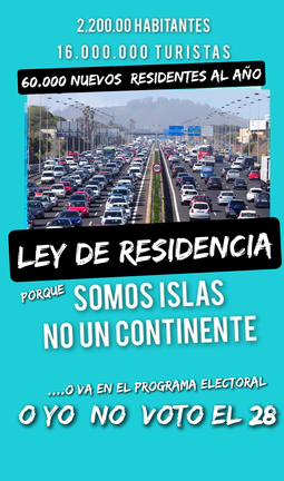 Ley de Residencia. Hijos de Canarias