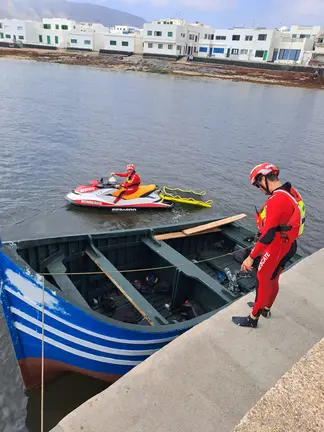 Patera interceptada junto a Famara