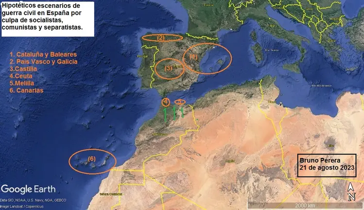 Posible escenario de guerra