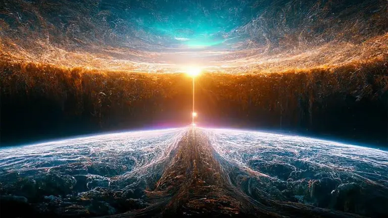 El fin del universo (Midjourney)