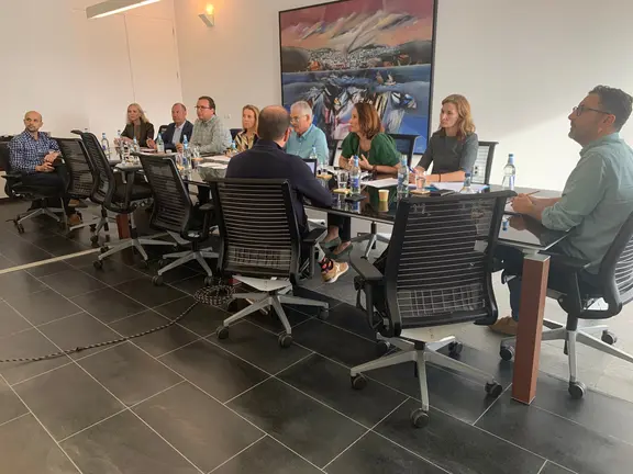 Reunión del ayuntamiento de Tías con la FTL