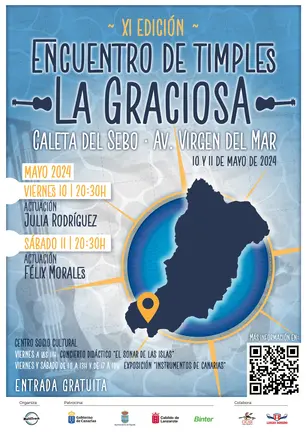 Cartel promocional del evento de La Graciosa