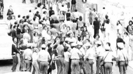 Antecedente de protestas del profesorado canario en 1977
