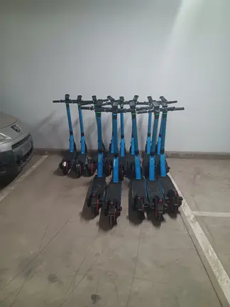 Patinetes retirados de la vía pública en Tías