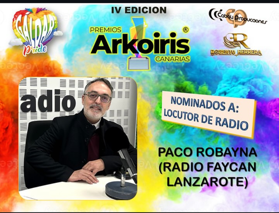 PACO ROBAYNA cartel nominaci&oacute;n