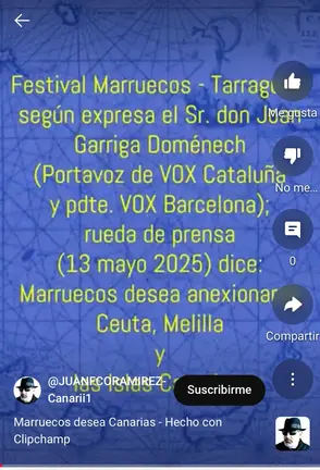 Marruecos desea anexionar Canarias