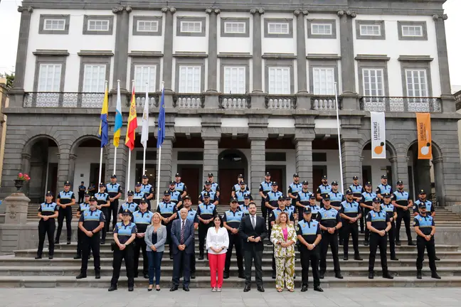 La Polic&iacute;a Local de Las Palmas de Gran Canaria se fortalece con 45 agentes en pr&aacute;cticas, 5 inspectores y 6 subinspectores 1