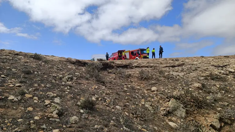 Mujer despe&ntilde;ada por el Barranco de Maramajo