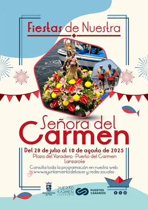 28 jul Cartel anunciador Fiestas del Carmen 2025 v2