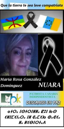 Descanse en Paz la Patriota Canaria NUARA