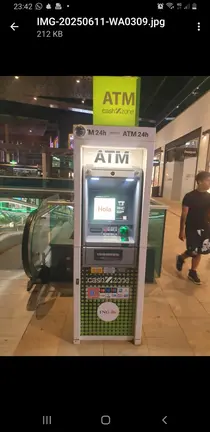 Cajero del Open Mall