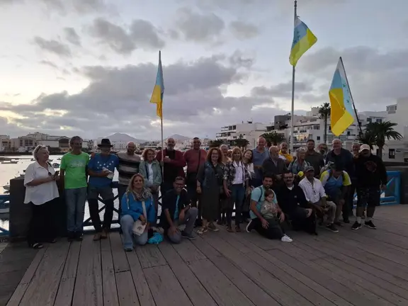 Homenaje a la Bandera Nacional Canaria
