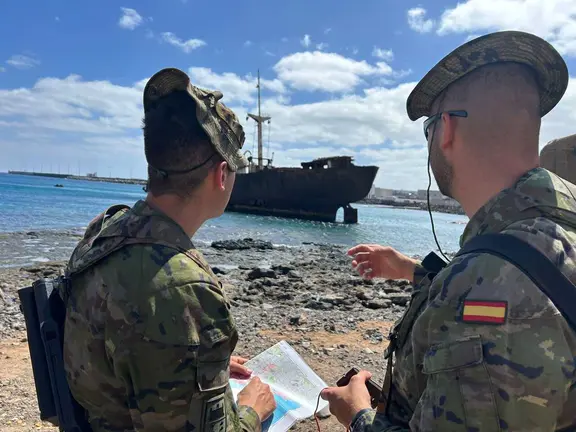 PATRULLA DEL GRUPO T&Aacute;CTICO CANARIAS EN LANZAROTE