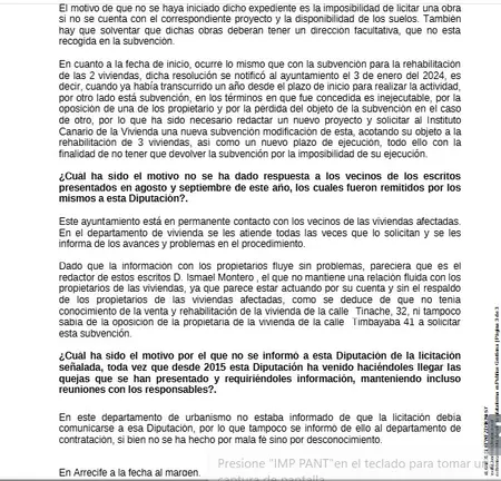Copia del informe municipal