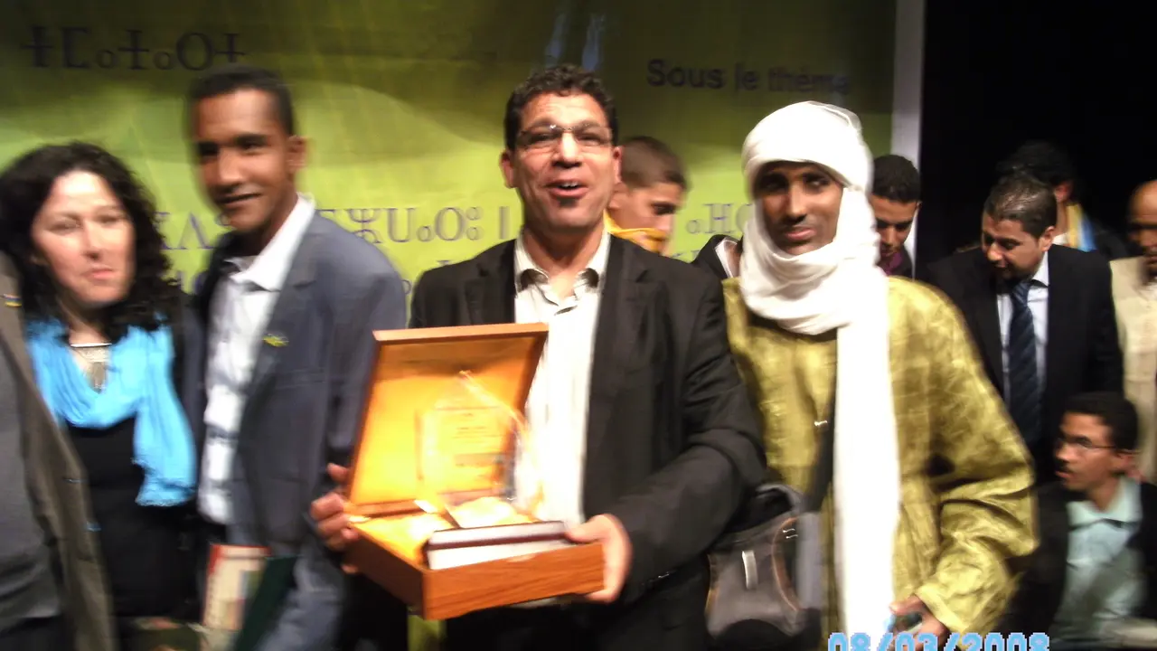 Miembros de Azauad en el Congreso Amazigh