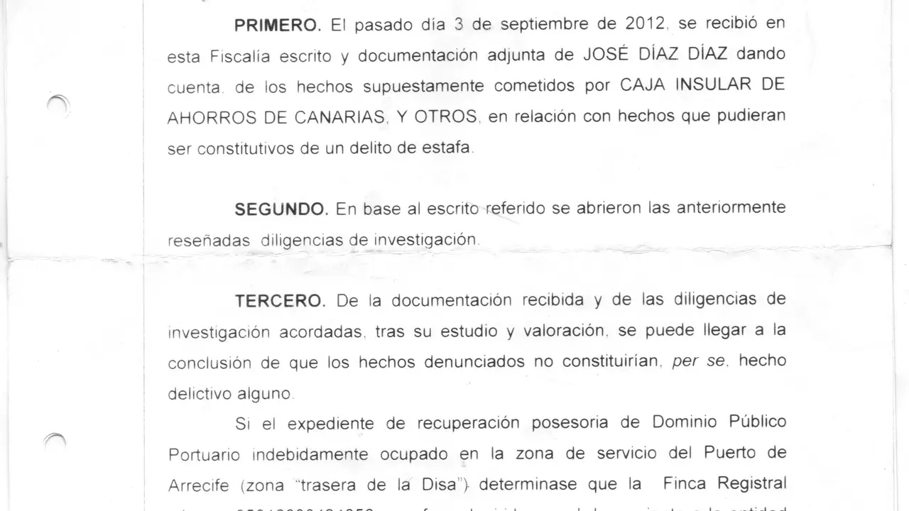 Informe de la Fiscalía sobre venta de la Caja de Ahorros