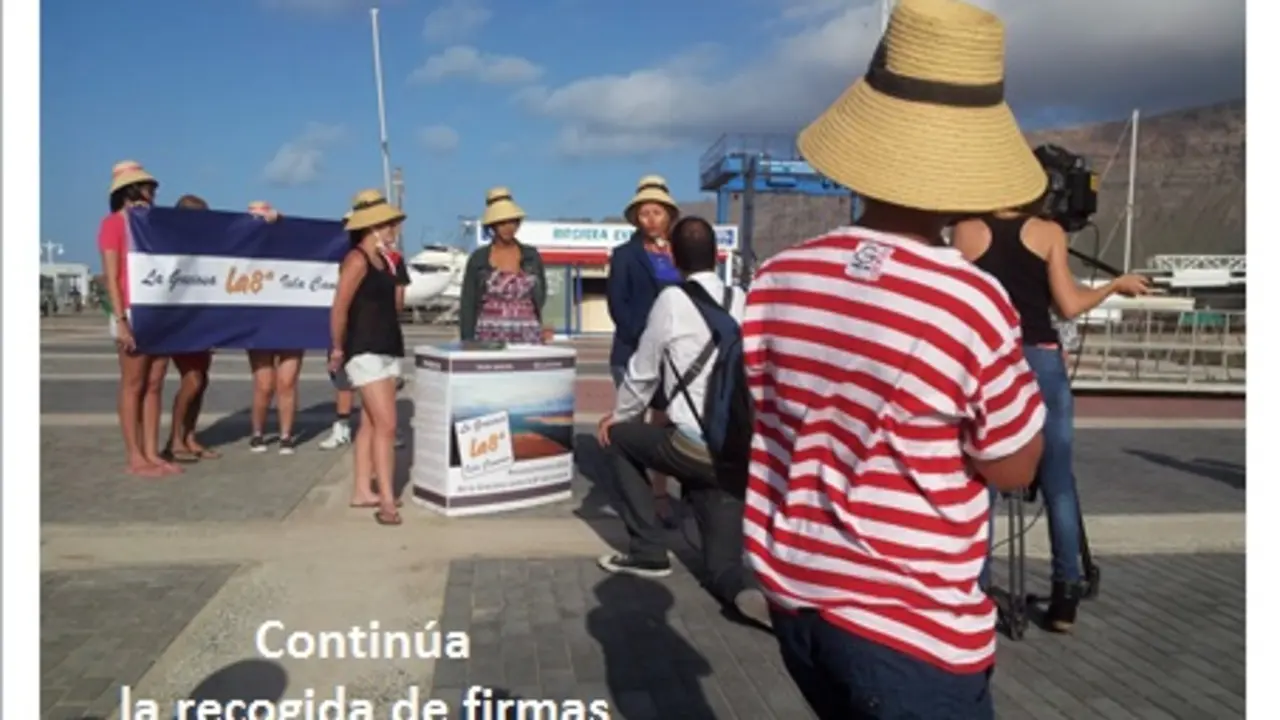 Cartel del 27 M La Graciosa 8ª Isla