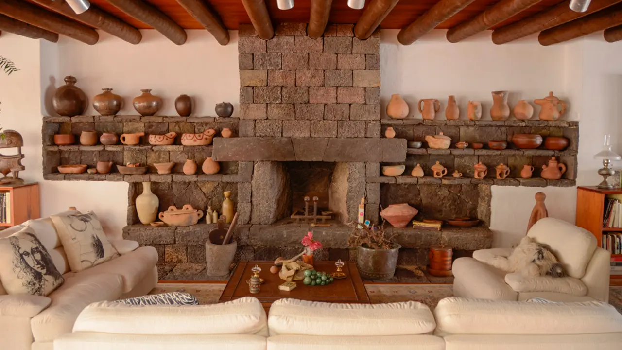 Chimenea de la casa de César Manrique en Haría