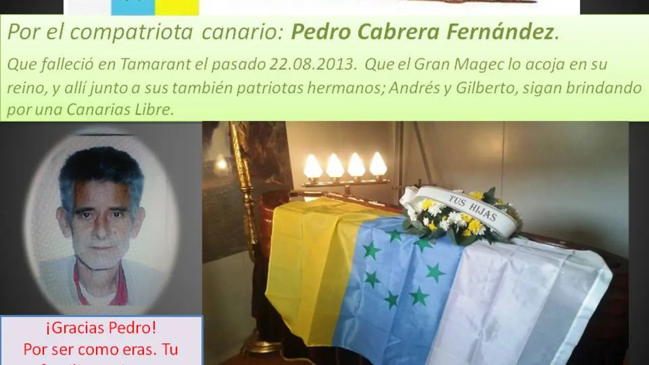 Esquela de Pedro Cabrera Fernández
