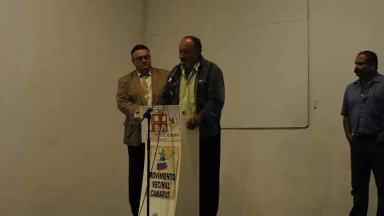 Mamerto Pérez durante la X Entrega de Premios MOVECAN