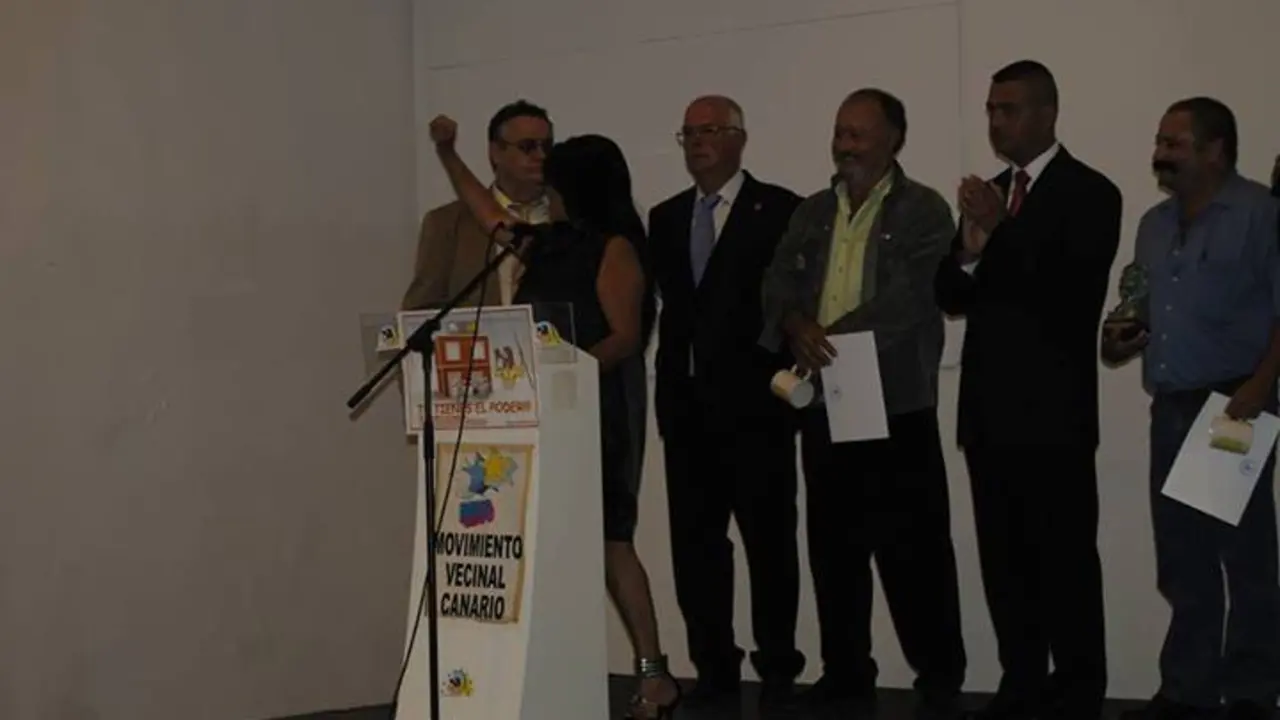 Lola Gámez durante su intervención en los Premios MOVECAN