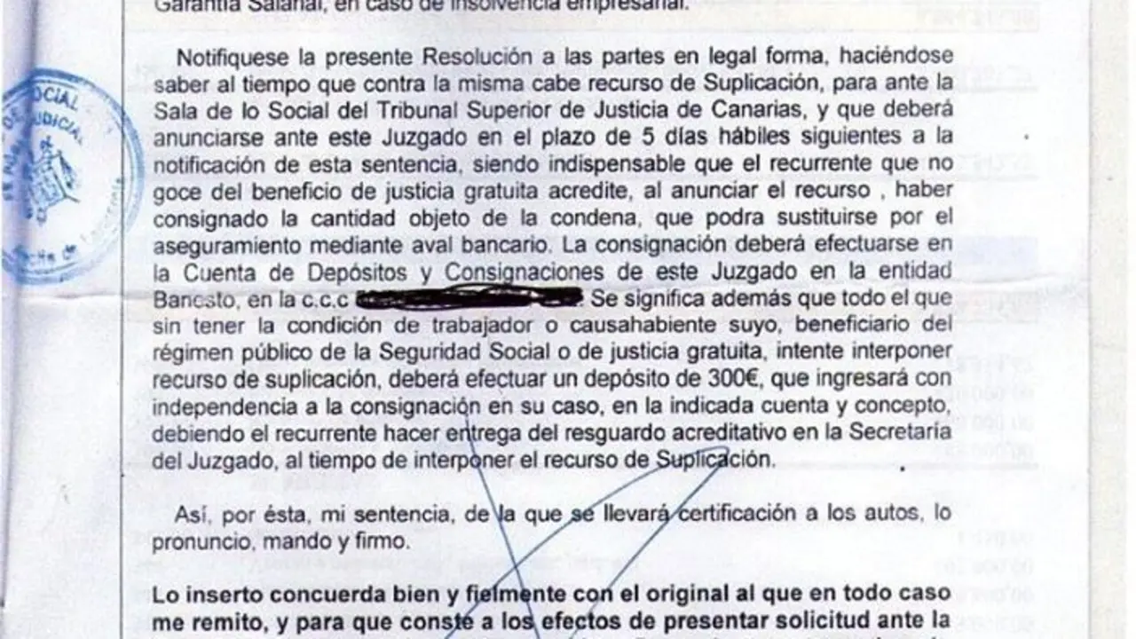 Sentencia contra Miguel Martín