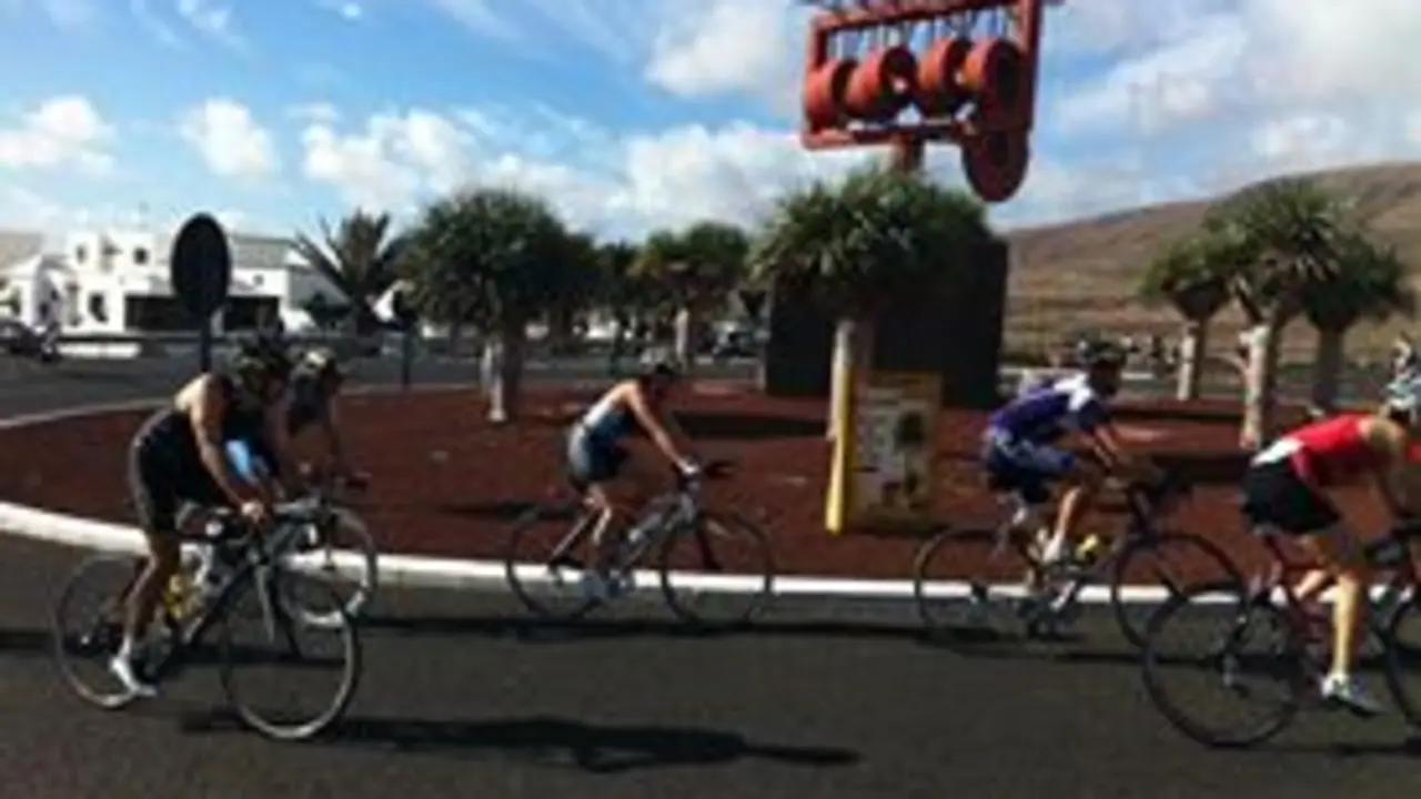 Prueba cilista en el Ironman 70.3