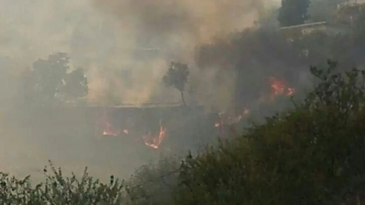 Incendio en la Cumbre grancanaria