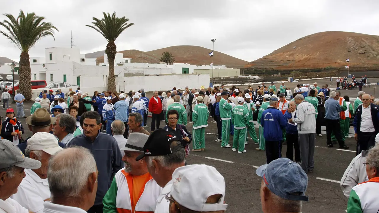 Comienzo del XIV Torneo de Bola Canaria