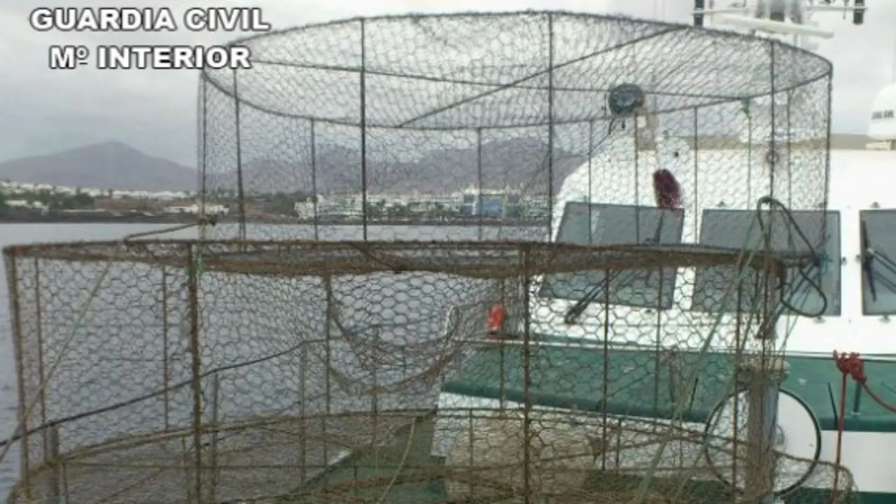 4 nasas ilegales retiradas por la Guardia Civil